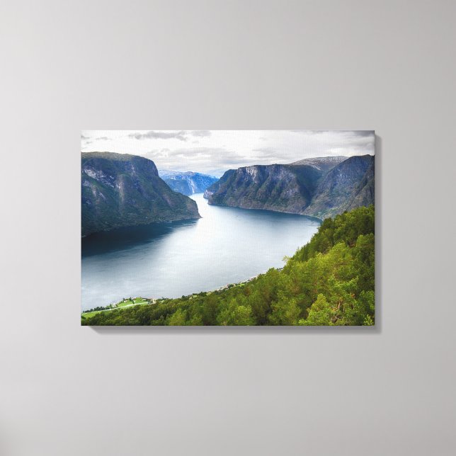 Norge liggande canvastryck (Framsida)