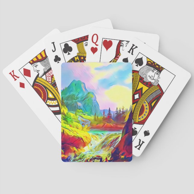 Norge liggande casinokort (Baksidan)