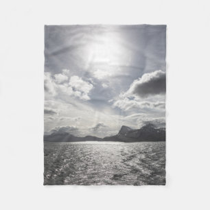 Norge liggande foto fleecefilt