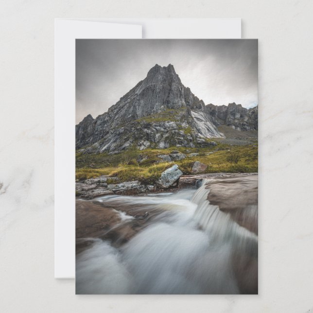 Norge liggande foto spara datumet (Framsida)