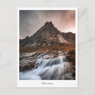 Norge liggande foto vykort