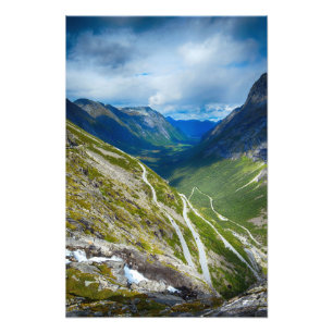Norge liggande fototryck