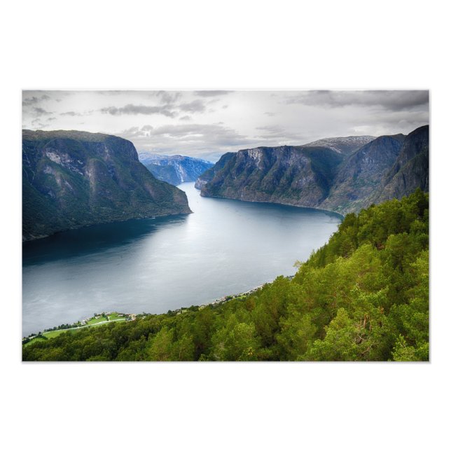 Norge liggande fototryck (Framsidan)