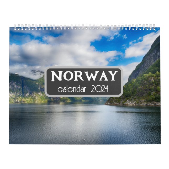 Norge liggande kalender (Omslag)