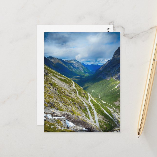 Norge liggande vykort (Fram/Back In Situ)