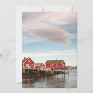 Norge Lofoten Fishing Village Kort