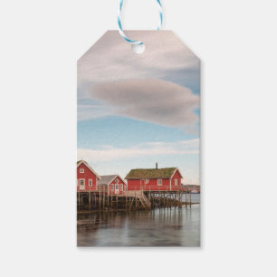 Norge Lofoten Fishing Village Presentetikett