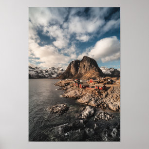 Norge Lofoten Islands Hamnoya Poster