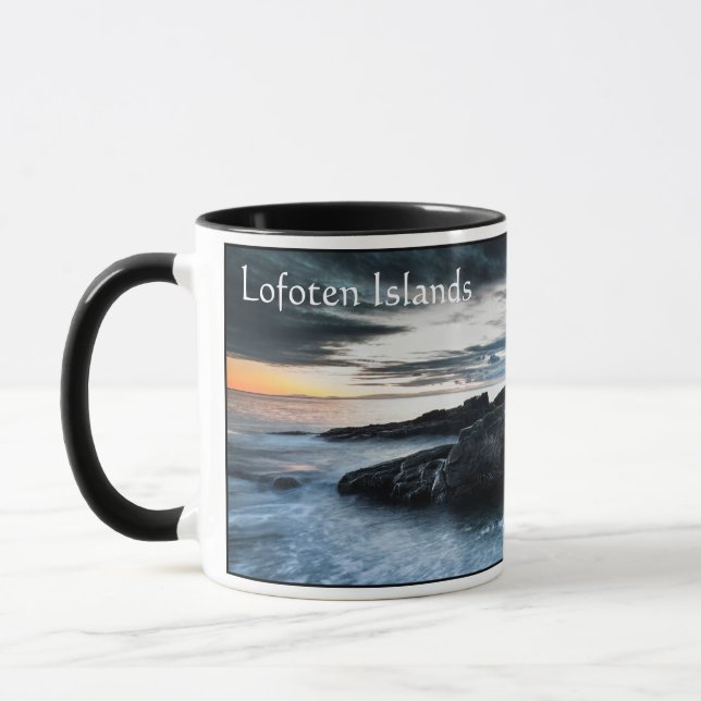 Norge Lofoten Islands Souvenir Mugg (Vänster)