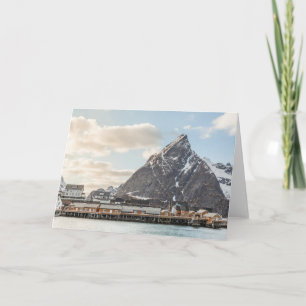 Norge Lofoten liggande Kort