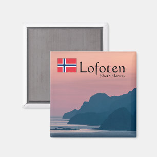 Norge Lofoten liggande Magnet
