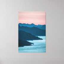 Norge Lofoten liggande vy