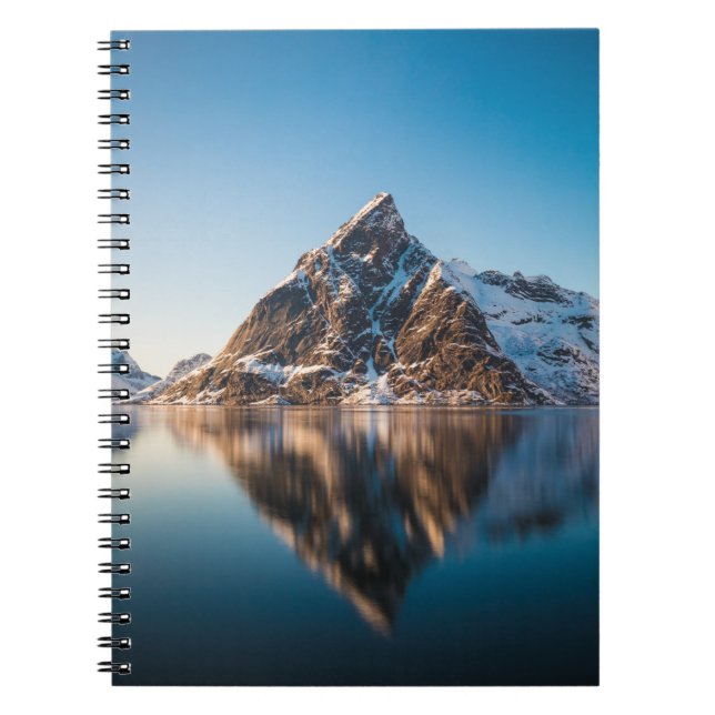 Norge Lofoten Mountain Anteckningsbok (Framsidan)