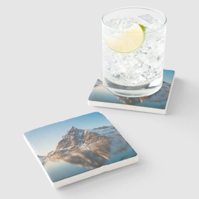 Norge Lofoten Mountain Stenunderlägg (Sidan)