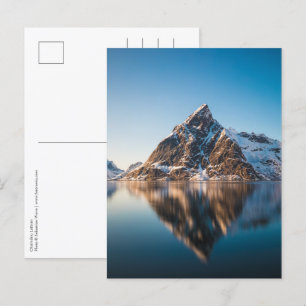 Norge Lofoten Mountain Vykort