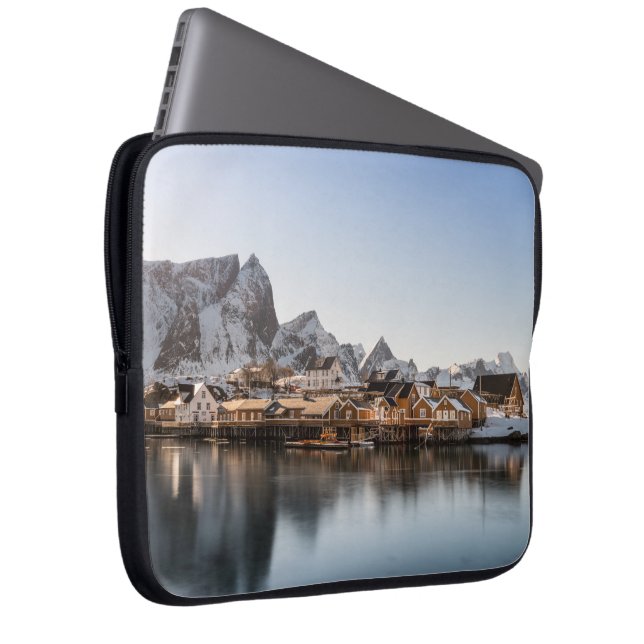 Norge Lofoten-öarna Laptop Fodral (Framsidan Höger)