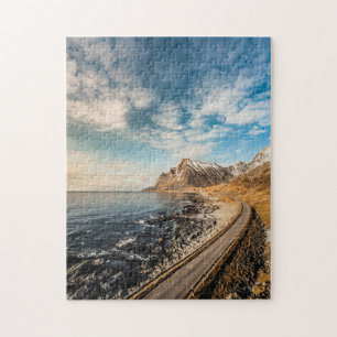 Norge Lofoten-väg Pussel