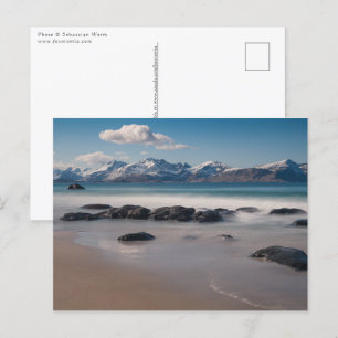 Norge Lofoten Vikten Beach Vykort