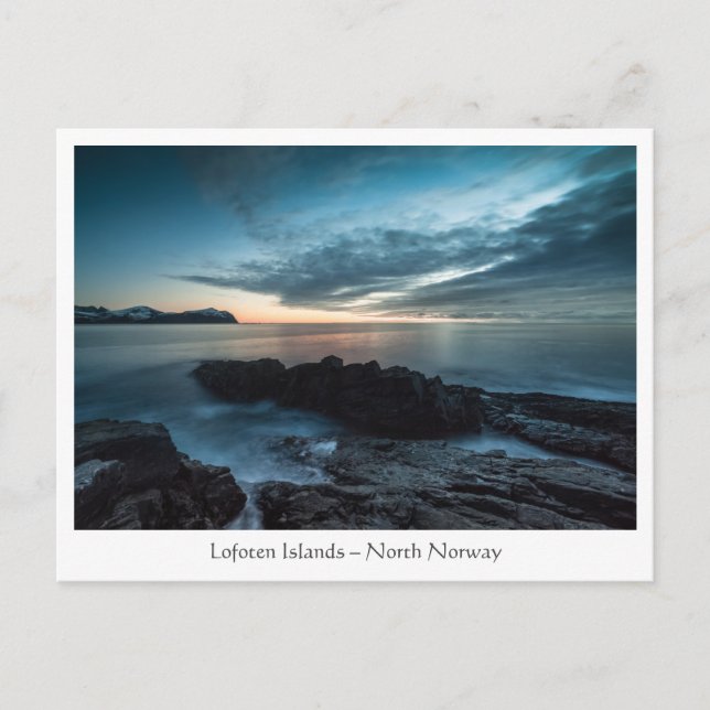 Norge Lofotenöarna Vykort (Framsida)