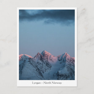 Norge Lyngenfjällen Vykort