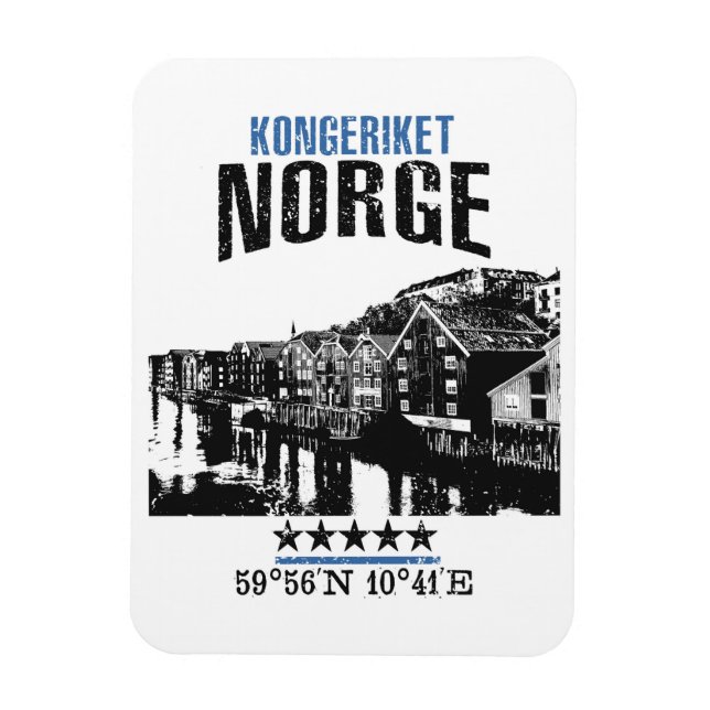 Norge Magnet (Vertikal)