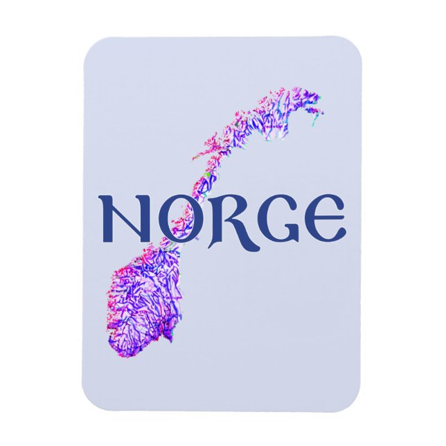 Norge Magnet (Vertikal)