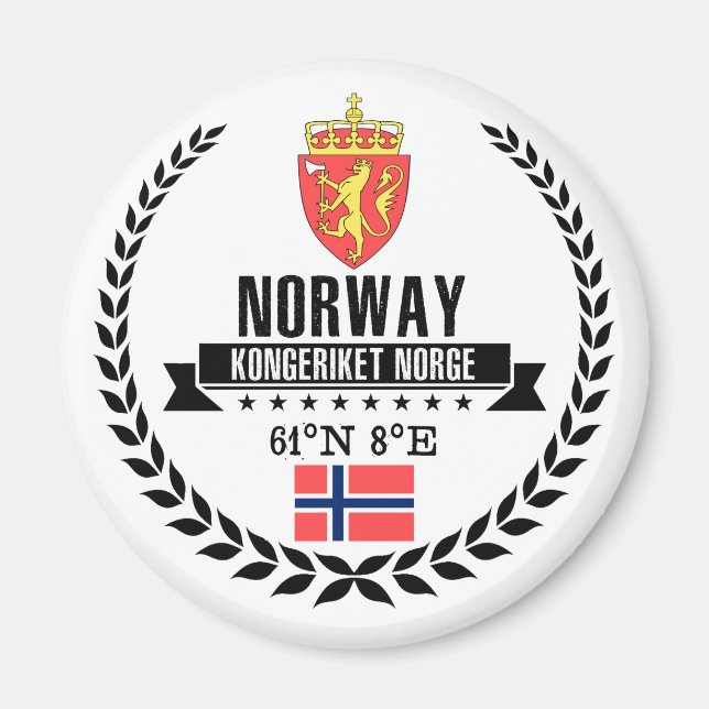 Norge Magnet (Framsidan)