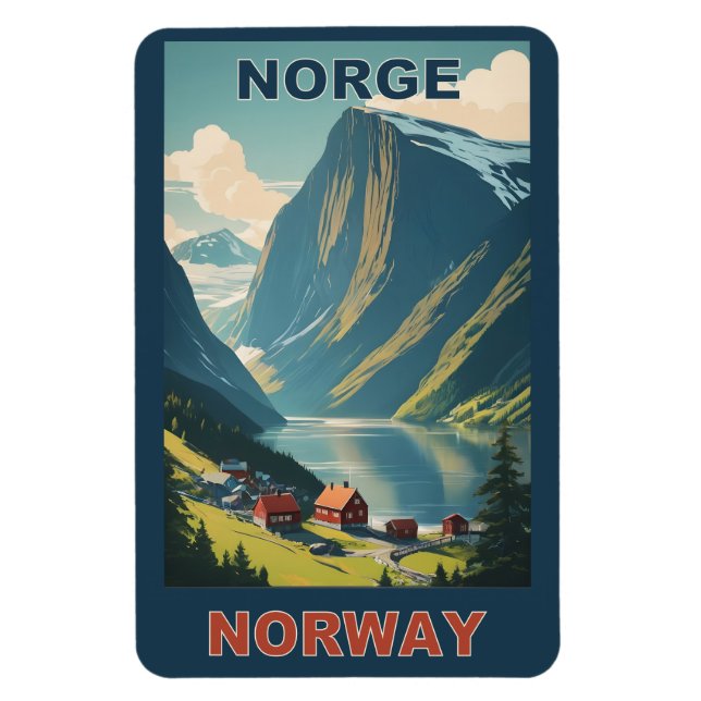 Norge Magnet (Vertikal)