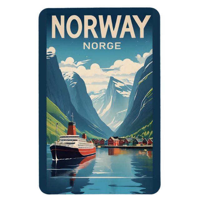 Norge Magnet (Vertikal)