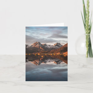 Norge Mountains liggande foto Kort