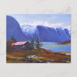 Norge Natur konst Vykort
