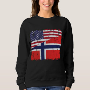 Norge Norge Norskt Flagga Heritag T Shirt