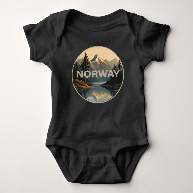 Norge Norge Skandinavien Europe T Shirt (Framsida)