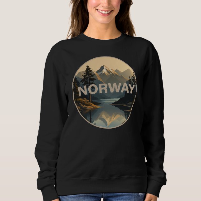 Norge Norge Skandinavien Europe T Shirt (Framsida)