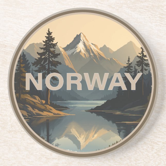 Norge Norge Skandinavien Europe Underlägg (Framsidan)