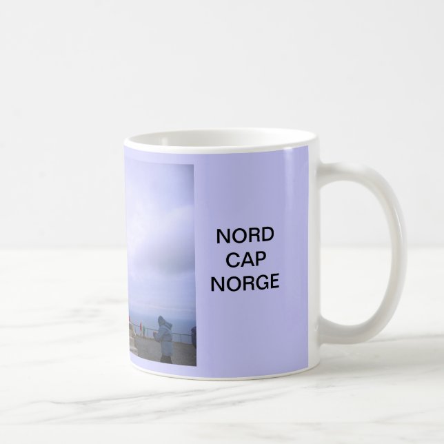 Norge norr udd, jordklotsymbol kaffemugg (Höger)