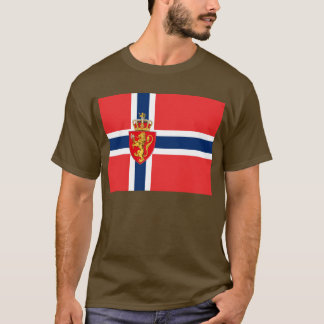 Norge, norsk flagga, med jackande av arm/Odee T Shirt