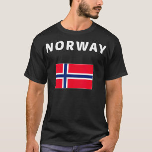 Norge Norsk Travel Flagga Gift Aussie T Shirt