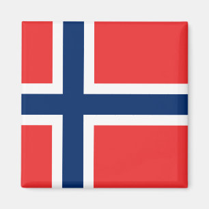 Norge (norska) Flagga Magnet