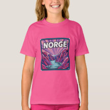 Norge Norway Geirangerfjords Fjorder Barn T-shirt