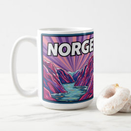 Norge Norwegian Geirangerfjords Coffee Mug Kaffemugg