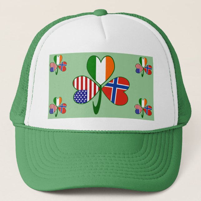 Norge och norsk flagga keps (Framsida)