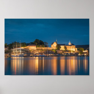 Norge Oslo Akershus fästress Poster