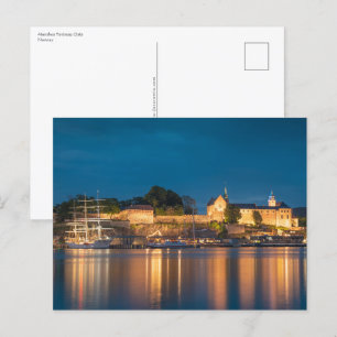 Norge Oslo Akershus fästress Vykort