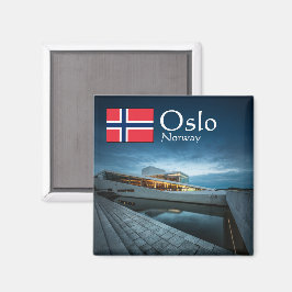 Norge Oslo Souvenir Magnet