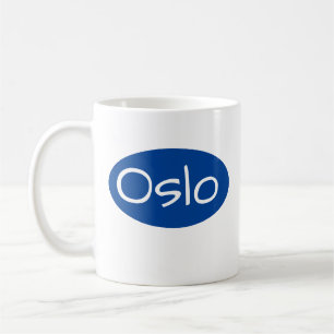 Norge Oslo Unikt teckensnitt Mugg