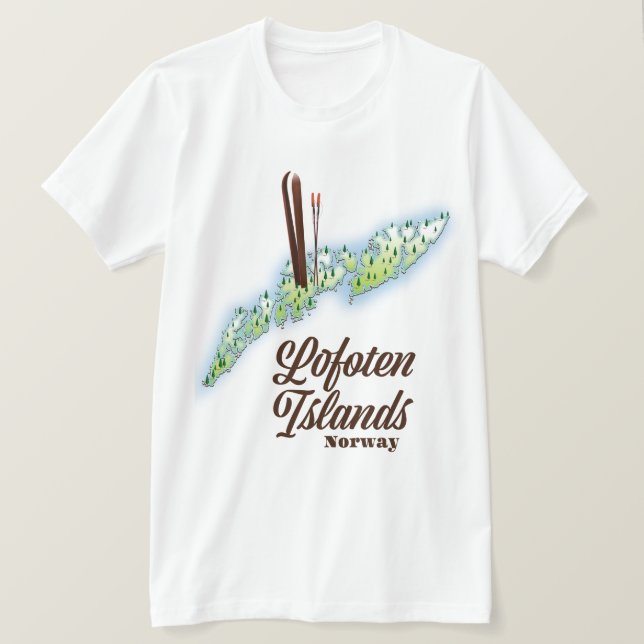 Norge poster. t shirt (Design framsida)