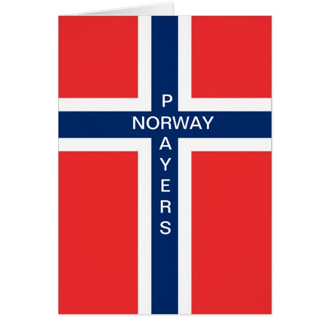 NORGE PRAYERS HÄLSNINGSKORT (Framsidan)