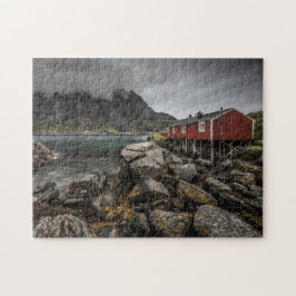 Norge Red Cabin Pussel