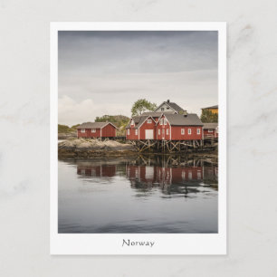 Norge Red Painting House Vykort